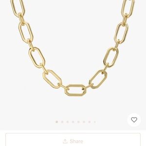 NIB! Cupcakes & Cashmere, Aubrey Gold Chain Link Necklace